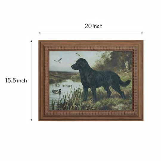 Framed Black Lab Wall Décor by Ashland®